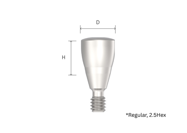 Healing Abutment - Hiossen Regular