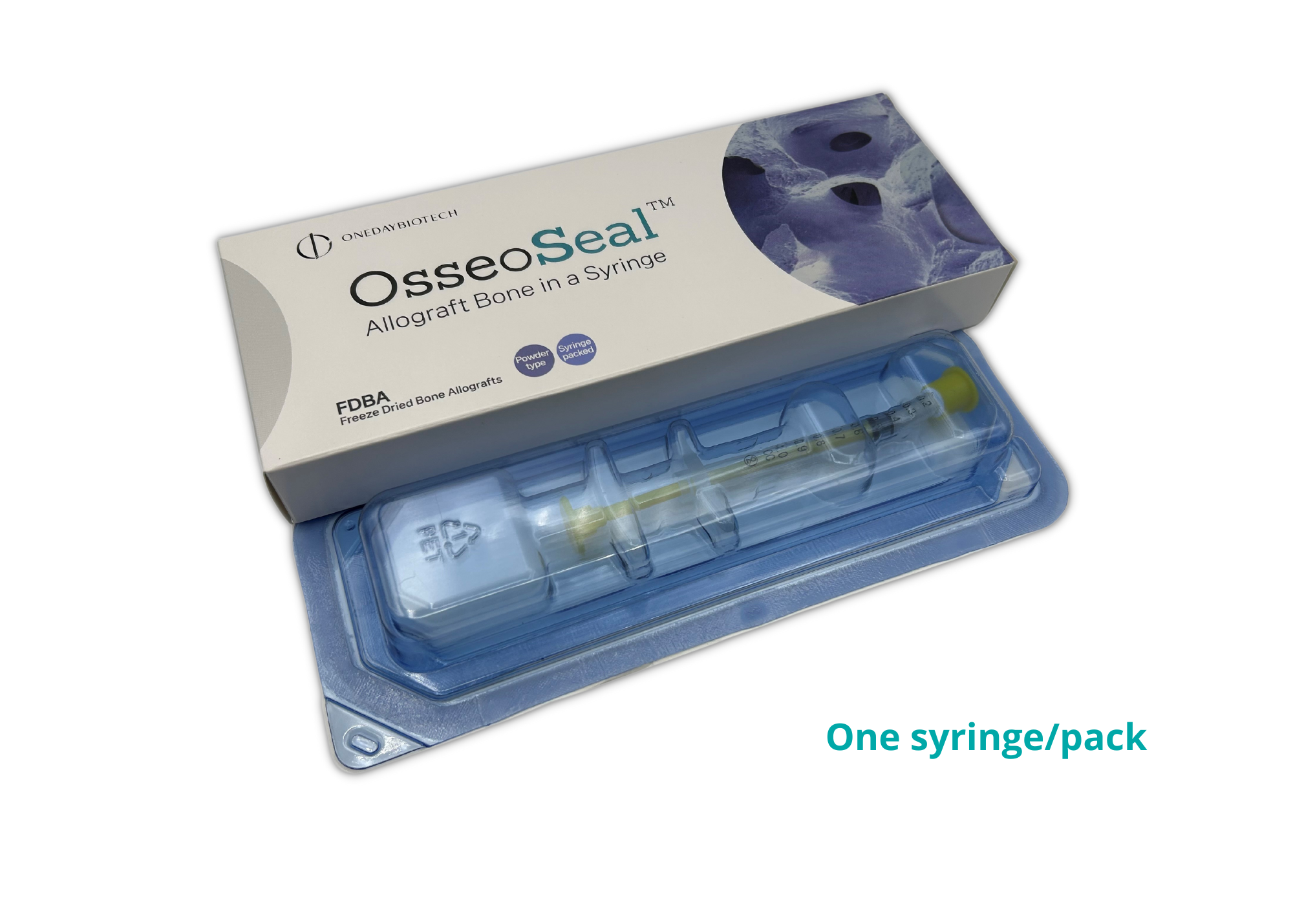 Osflex Inj OsseoShop's OsseoSeal Prefilled Bone in Curved Syringe