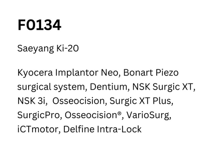 Disposable Irrigation Tubing Set for Implant Motors: 10 Sets per Pack