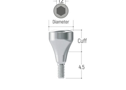 I DO Narrow Dental Implant Healing Abutment