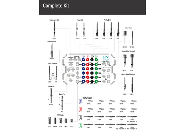 I DO Dental Implant Surgical Tool Kit