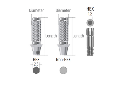 I DO Dental Implant Temporary Abutment