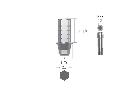 I DO Dental Implant Ti Base