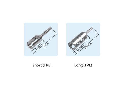 Trephine Bur, Handpiece connection