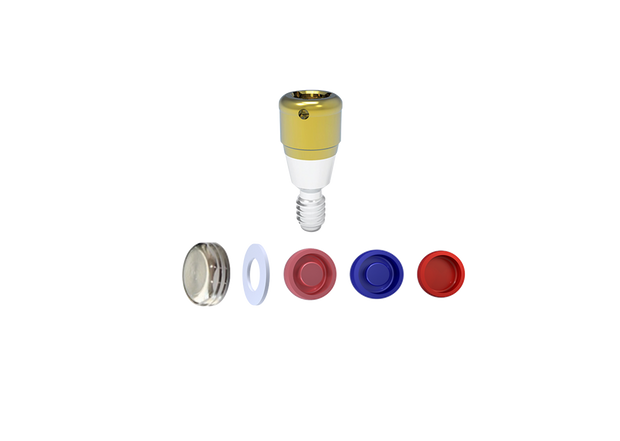 Dental Implant Overdenture Straight Abutment Set