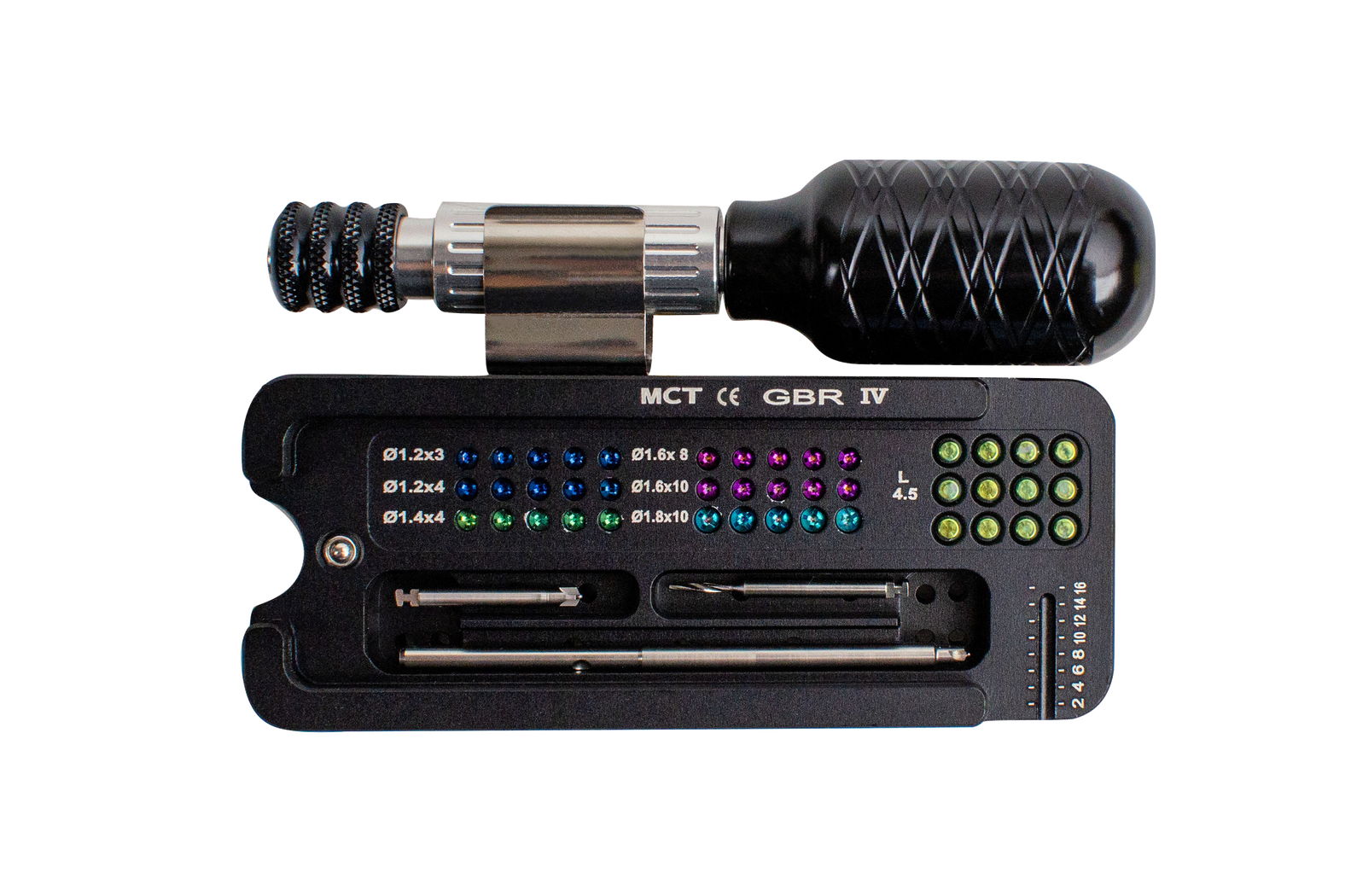 Titanium Screws and Driver Guided Bone Regenerative Dental Tool Kit