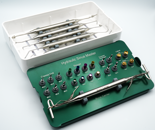 Sinus Augmentation Instruments OsseoShop | Magnetic Sinus Lift Instruments Lateral & Crestal Approaches