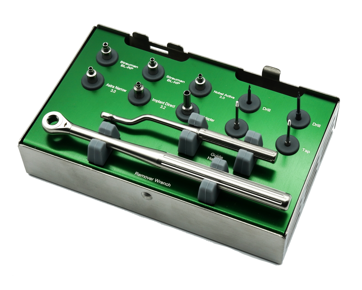 Narrow Dental Abutment Screw Removal Retrieval Rescue Tool Kit