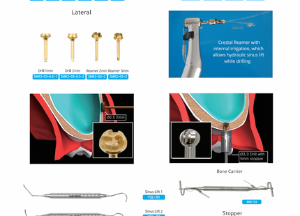 Dental Hydraulic Sinus Lift Tool Set